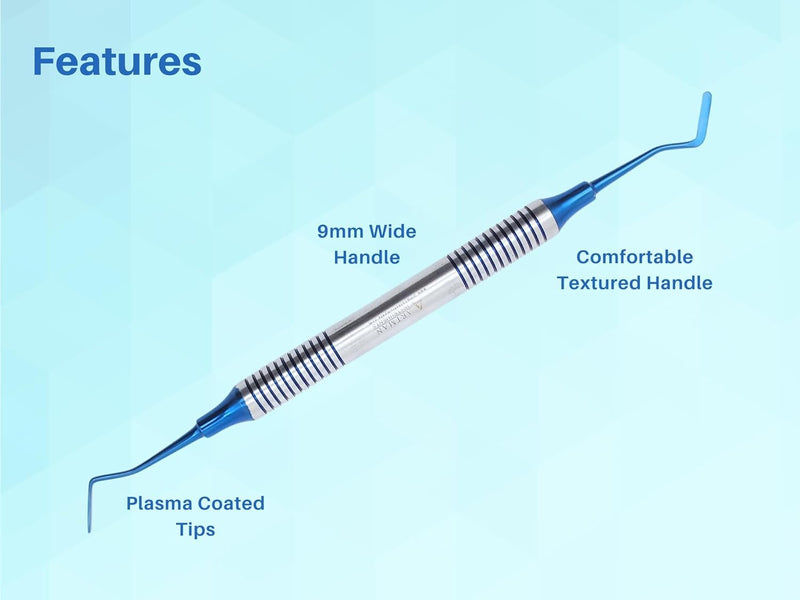 10 PCS Dental Composite Filling Plastic Instruments Flat Ends Heidman by Artman Instruments