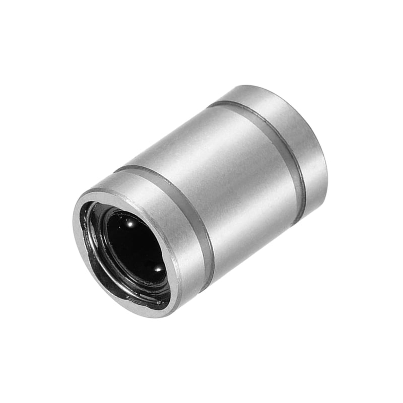 4pcs LM5UU Linear Ball Bearings, [5mm x 10mm x 15mm] Steel Linear Motion Bearing for CNC Machines Packaging Equipment 3D Printers Use