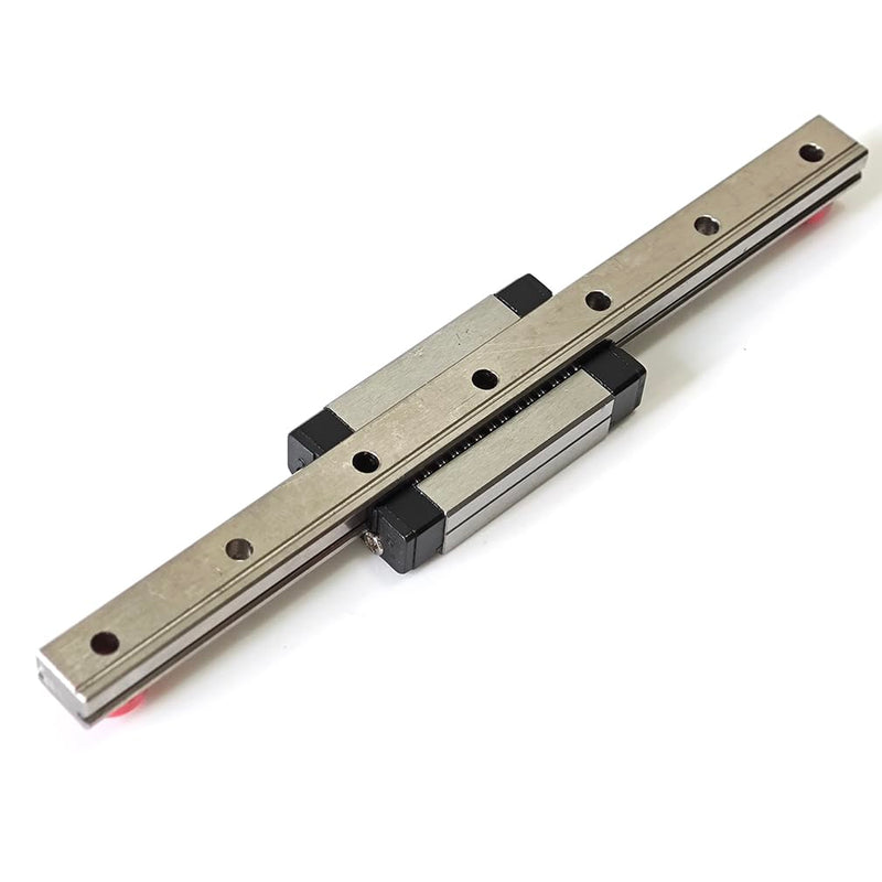 100mm MGN7 Linear Rail Guide 7mm Width with MGN7H Carriage Block for 3D Printer and Engraving CNC Machine 100mm Rail + MGN7H