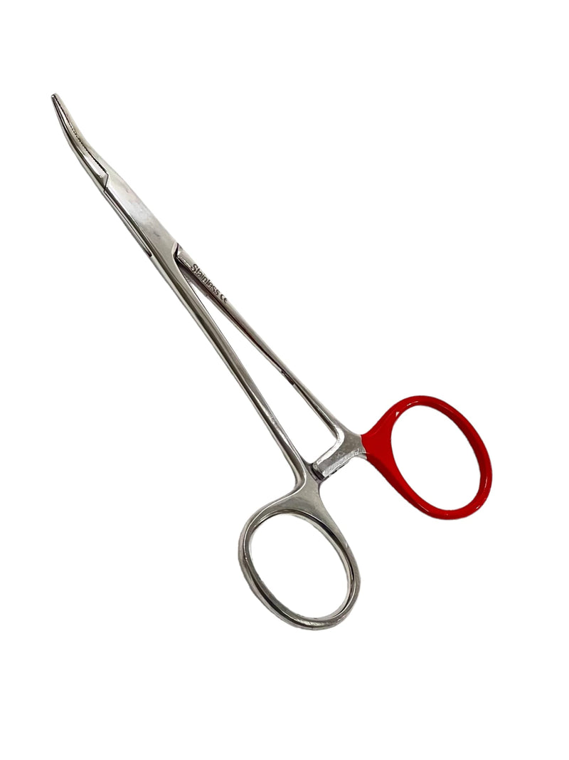 Premium Hemostat Locking Forceps 3 Curved and 3 Straight Stainless Steel
