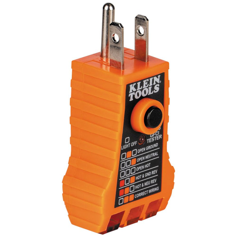 Klein Tools NCVT1PKIT Electrical Tester Kit with Non-Contact Low Voltage Tester, 50 to 1000V AC and GFCI Receptacle Tester, 2-Piece NCVT Kit