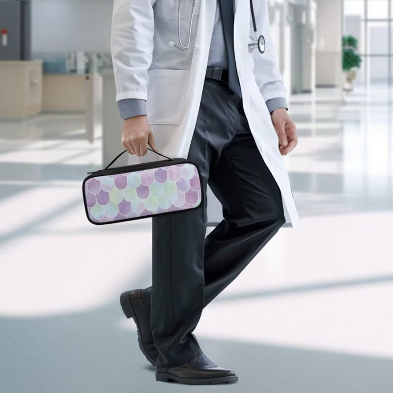 Stethoscope Case Mermaid Scales Stethoscope Carry Case Compatible for Stethoscopes and Other Nurse Accessories