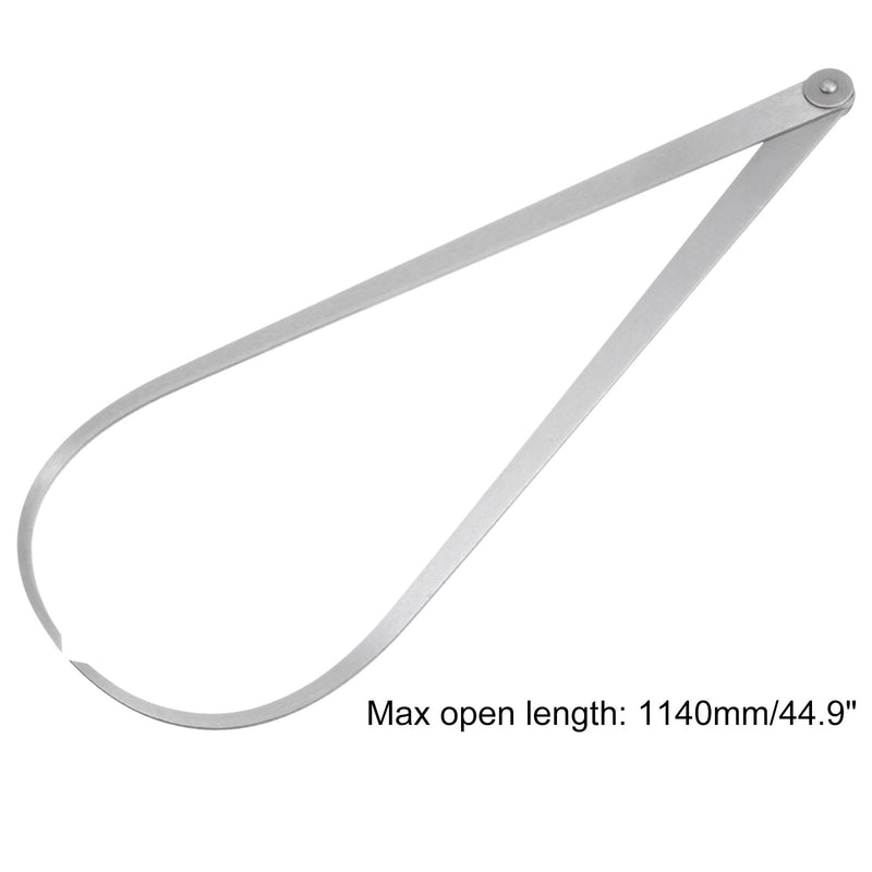 HARFINGTON Firm Joint Outside Caliper 600mm 24 inch 410 Stainless Steel Firm Friction Joint External Measurement Tool