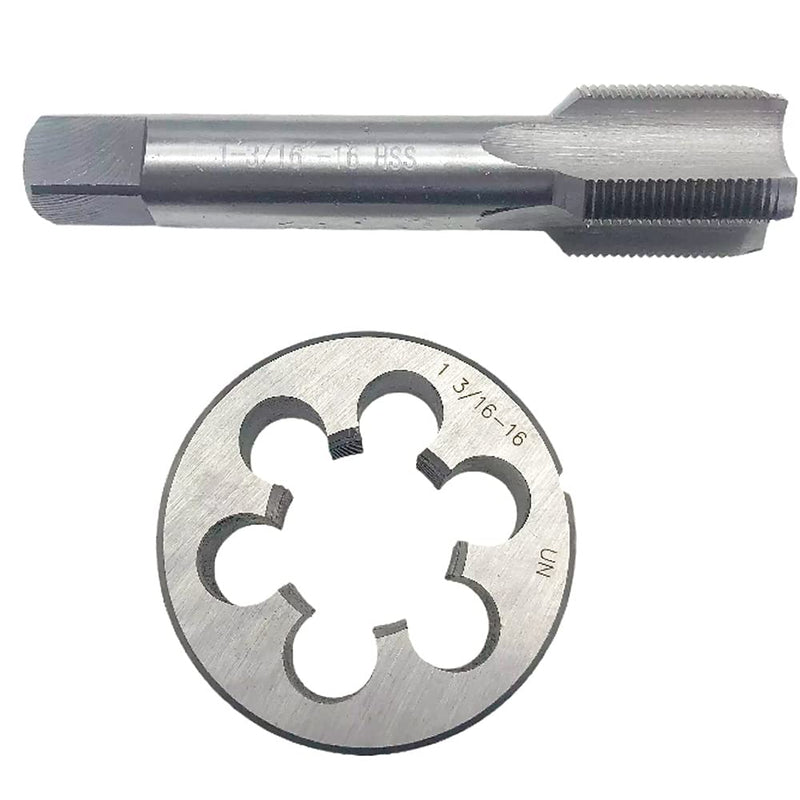 1-3/16-16 Tap and Die Set RH Tool 1 3/16x16 Right Hand 1 3/16 x 16 Thread | Straight Fluted Machine Threading Milling