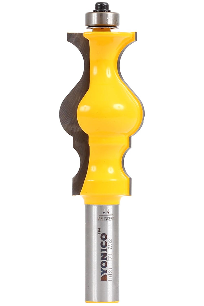 YONICO Chair Rail Molding Router Bits 2-3/8-Inch 1/2-Inch Shank 18121