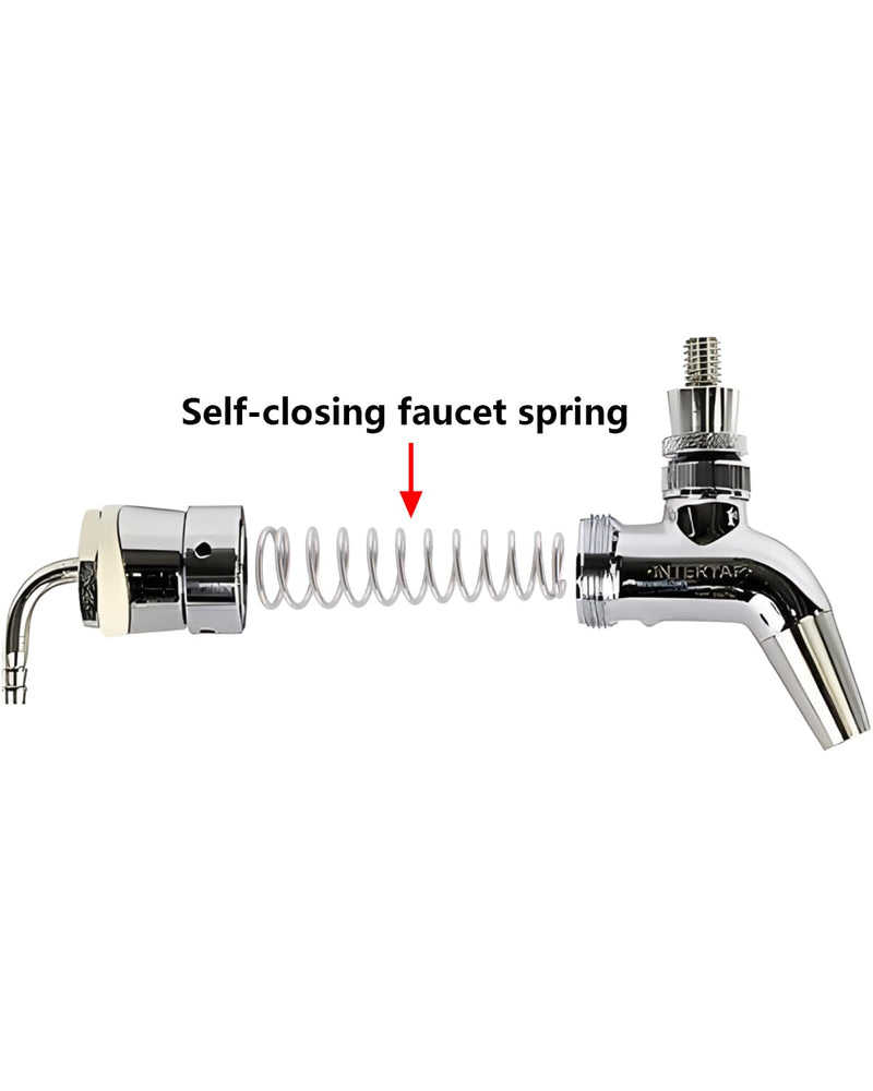 (4Pcs) 38521 Self Closing Faucet Springs Replacement Springs for Intertap Faucets