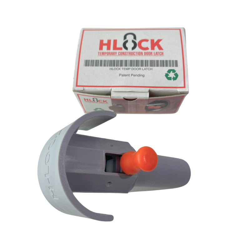 Generic HLOCK Temporary High-Resistant, Self-Closing Plastic Latch/Lock for Secure Door Protection - Ideal for Construction Sites, Offices, and Homes - Easy Installation Ten (10) Pieces 10