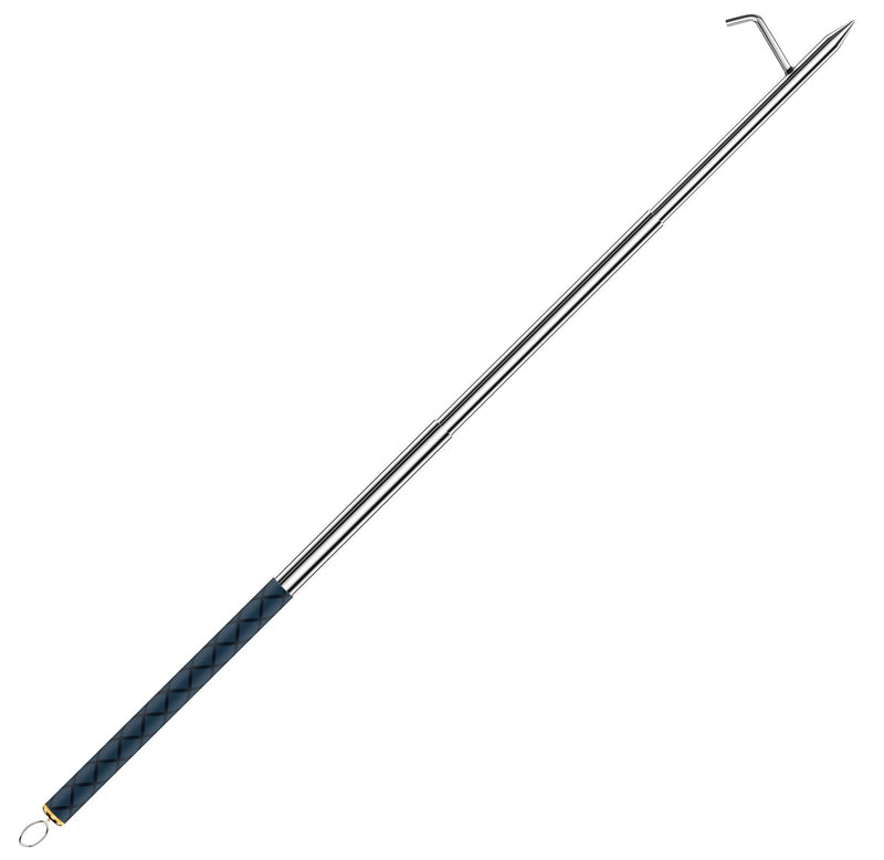 RAOMEIDE 49 Inches Fire Poker for Fire Pit Outdoor, Extra Long Campfire Poker Blower, Stainless Steel Fireplace Tools Indoor 49in