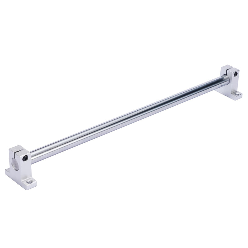 Linear Motion Rod Support 2pcs SK20 Aluminum Rail Guide Clamping for Diameter 20mm (0.787 inches) Shaft BELLA BAYS 2