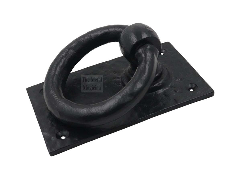 The Metal Magician Black Antique Cast Iron Door Knocker – Black 1