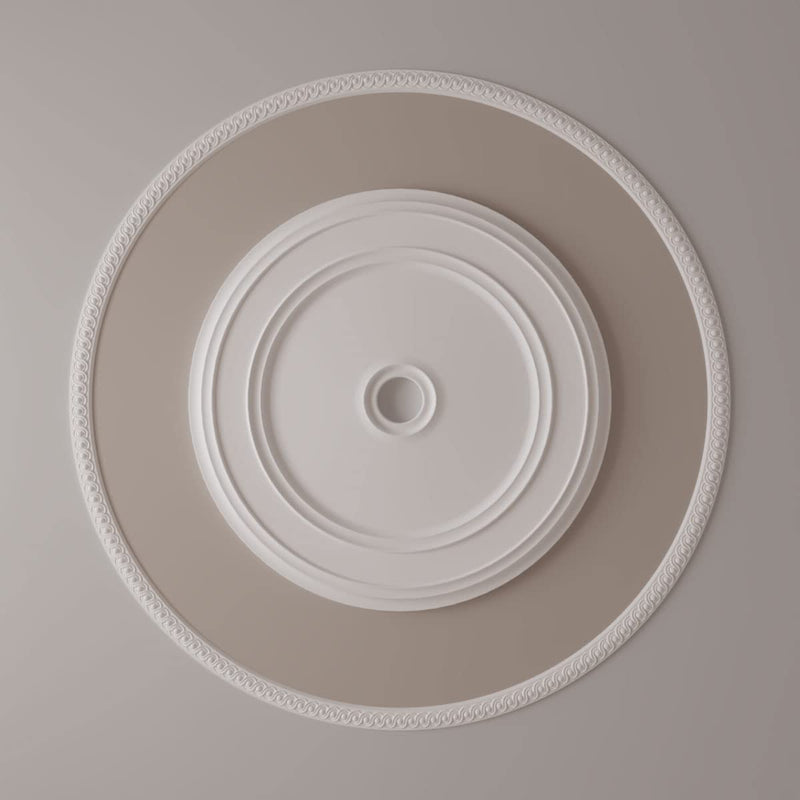 63 1/2"OD x 59"ID x 2 1/4"W x 3/4"P Hillsborough Running Coin Ceiling Ring Kit