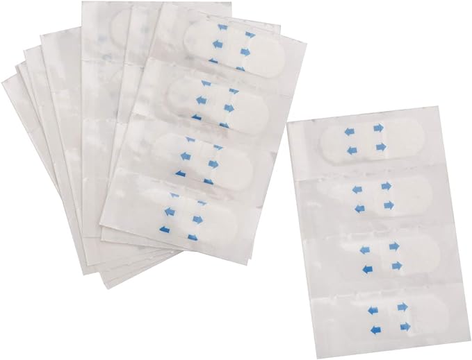Small Face Tape, 40 Pieces, Face Lifting, Face Tape, Raising Sagging, Nasolabial Lines, Correcting Faces, Ultra Thin, Transparent, Inconspicuous, Frosted, Orthopedic Tape, Cosplay, Job Hunting, Dating, Parties, Photo Sessions - NewNest Australia