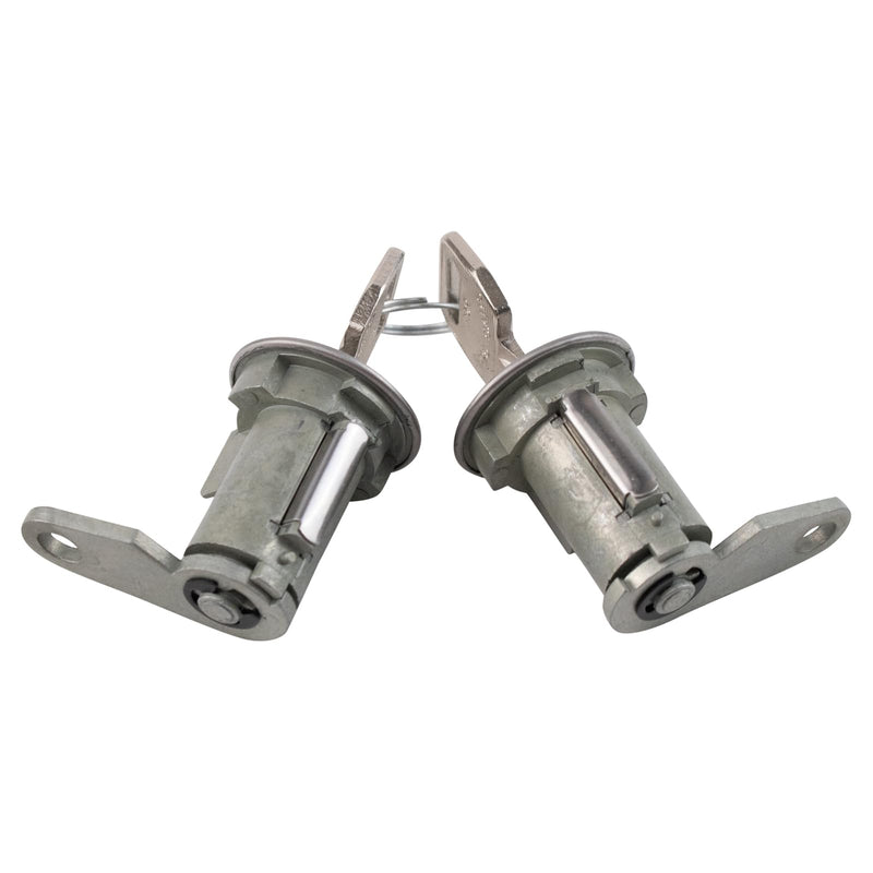 TRQ Door Lock Cylinder Set Compatible with 1978-1991 Ford 1978-1990 Mercury