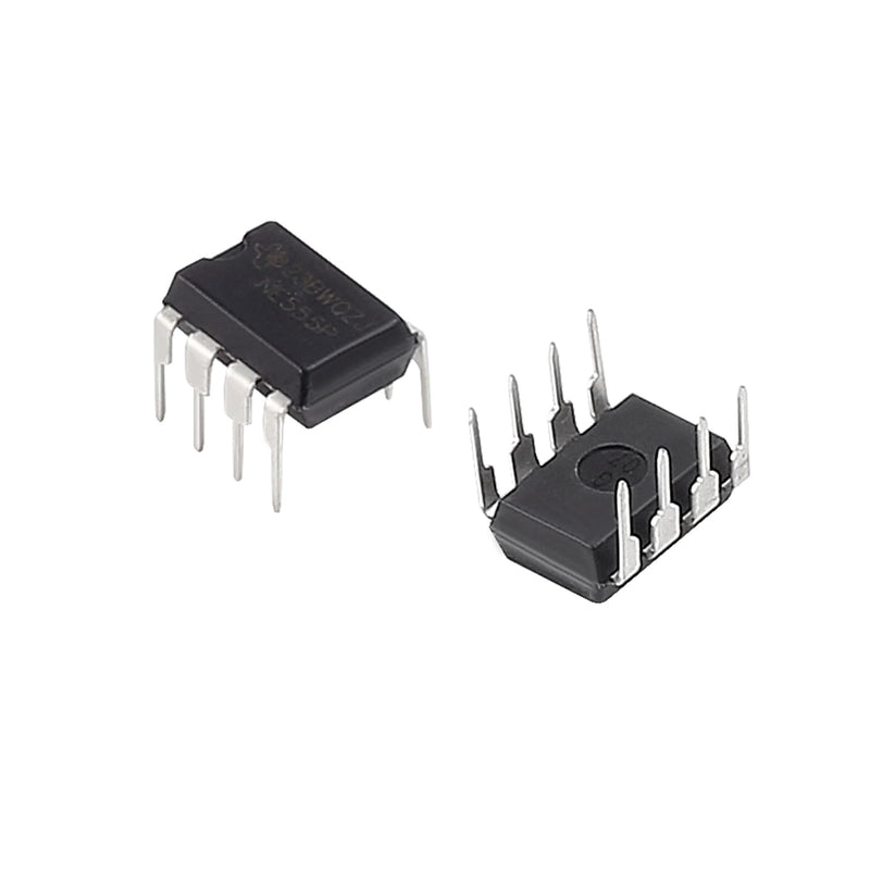 60pcs NE555 Timer IC Instruments NE555P IC Single Precision Timer 8-Pin DIP Sockets