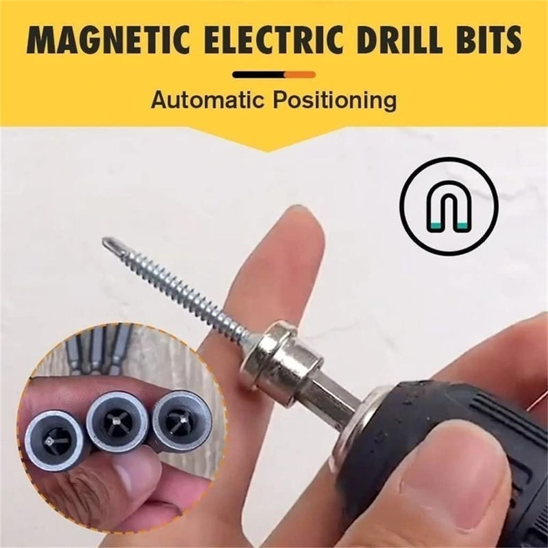 5pcs Set Magnetic Positioning Screwdriver Bits Drywall Screw Setter PH2 Bits for Plasterboard Screw Hex Shank Positioning Bit Batch Head (5pcs 50mm) 5pcs 50mm