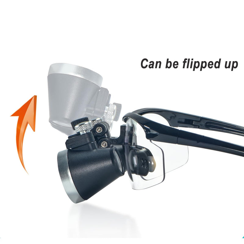 Dental Loupe 3.5X, Optical Magnifying Glasses for Dentistry, Magnifier for All Purpose(Black) Black 3.5