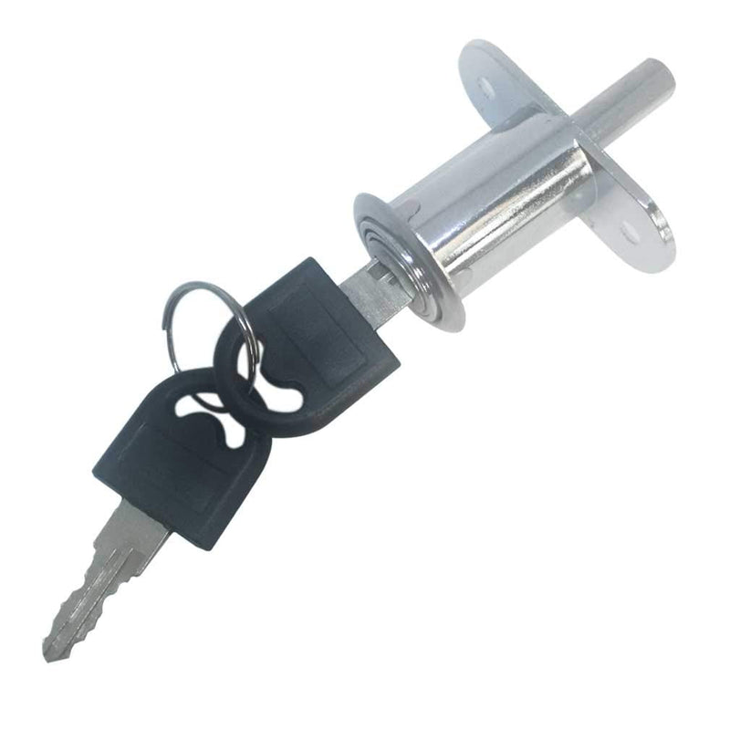 Cylindrical Length 32 mm Push Plunger Lock Sliding Cabinet Lock (2 Pack) Cylindrical Length 32 mm