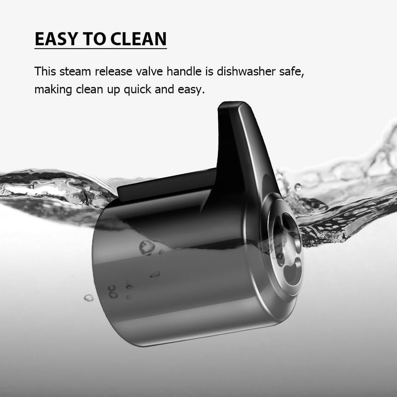 Steam Release Valve Handle Replacement for Instant Pot Duo/Duo Plus 3, 5, 6 and 8 Quart, Mini 3 Qt, Duo50 5 Qt, Duo/Duo Plus 60 6 Qt, and Duo/Duo Plus 80 8 Qt