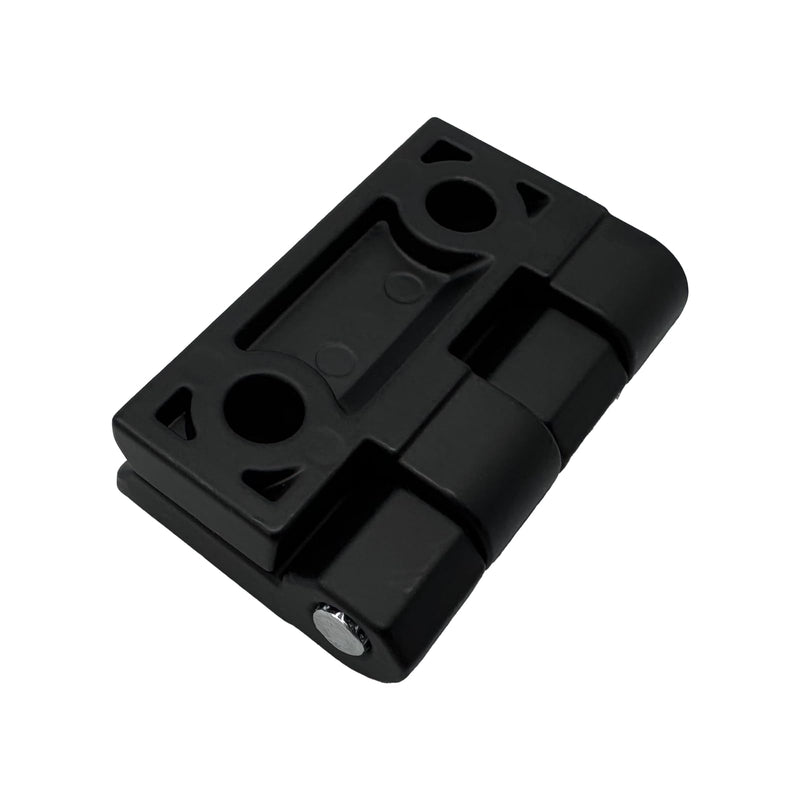YSMITH Black Zinc Alloy Butt Hinge 2" Mount for Industrial Cabinet 8 Pack | with Matte Black Powder Coating, 180° Opening, Surface Mount, for Door 2 Inch-8 Pack