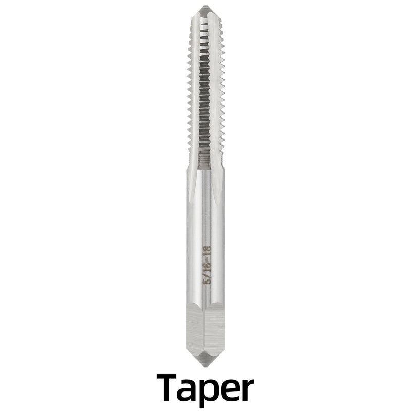 5/16-18 Hand Tap, Right Hand 5/16 x 18 Threading Hand Tap 1Pair 5/16-18