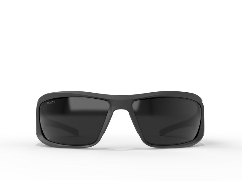 EDGE Brazeau Safety Glasses, Z87 Polarized Safety Sunglasses, Impact/Scratch Resistant, 99.9% UV Protect, ANSI Z87 Rated Black Frame Classic