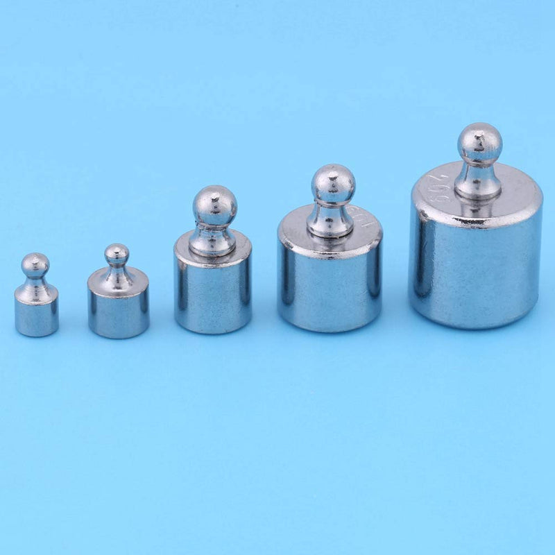 gernie 5Pcs Counterweight 200G Calibration Weight Set Tool Kit Chrome Scale Calibration Weights