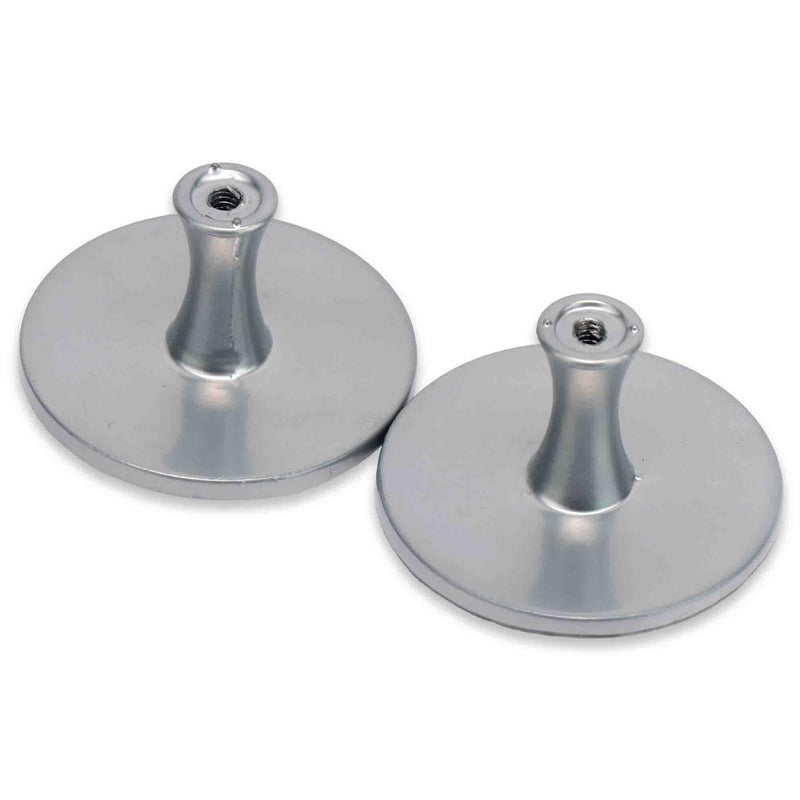 Open Road Brands John Deere Runs Like a Deere Acrylic Knobs - Functional John Deere Knobs for Dresser or Cabinet - Pack of 2 Yellow