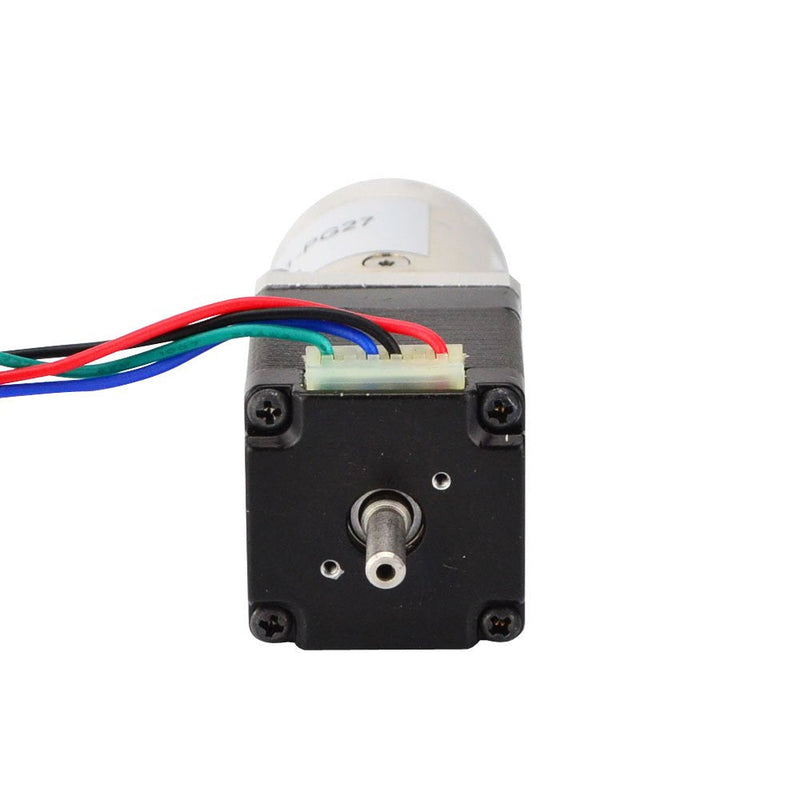 STEPPERONLINE 27:1 Planetary Gearbox Nema 11 Dual Shaft Geared Stepper Motor DIY Robot Camera