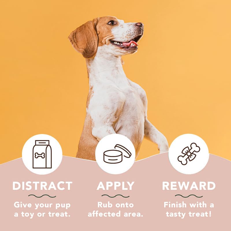 Dog Skin Rash Soother, Stick 2OZ, Allergy and Itch Relief for Dogs, Skin Moisturizer, Organic & All-Natural, Dog Moisturizer for Dry Skin, Dog Lotion, Ultimate Healing Balm, Dog Rash Cream 59 ML 2.0 - PawsPlanet Australia