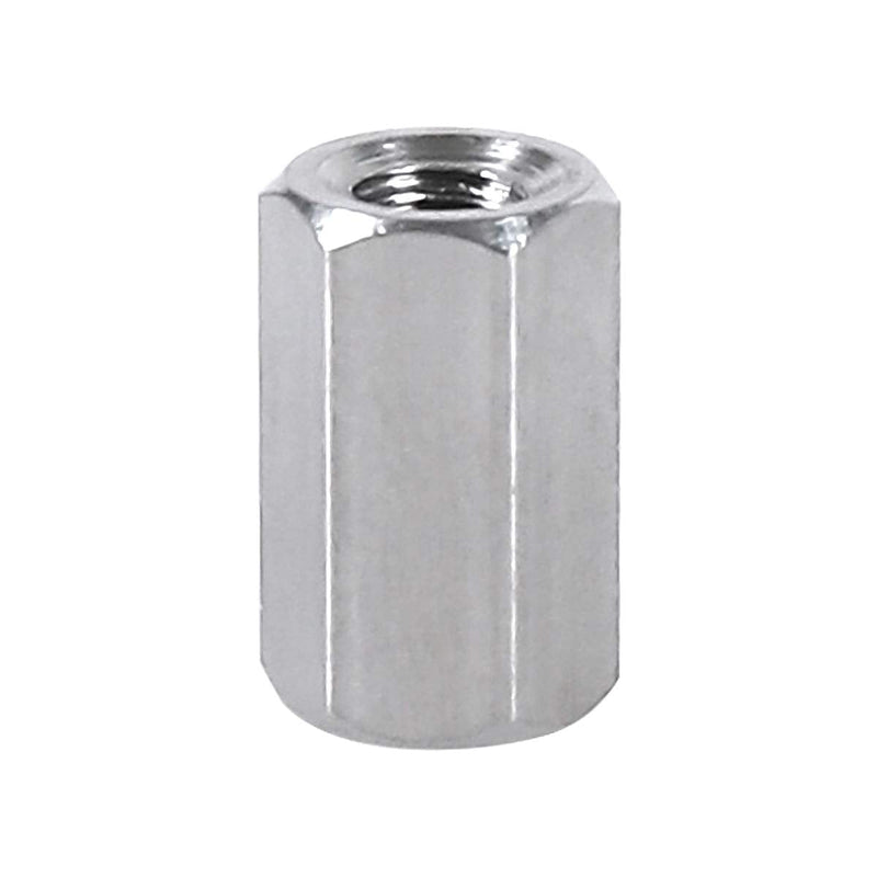 M4 X 0.7 -Pitch 12mm Length Hex Width 7mm Metric Hex Coupling Nut 304 Stainless Steel Rod Coupling Nuts（ Pack of 20）