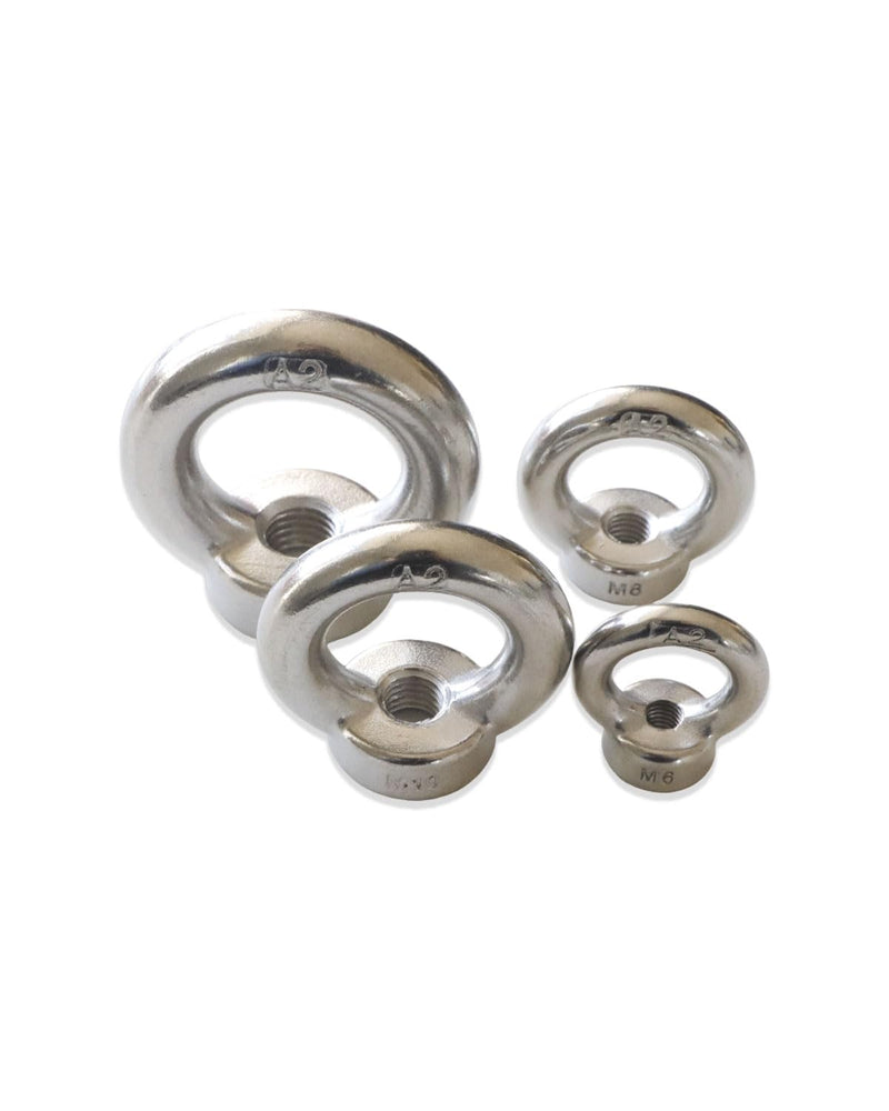M10 Eye Nuts - IMScrews 304 Stainless Steel Eye Nuts - Resilient Hardware for Home Repairs and Professional Projects Pack of 4 M10 - NewNest Australia