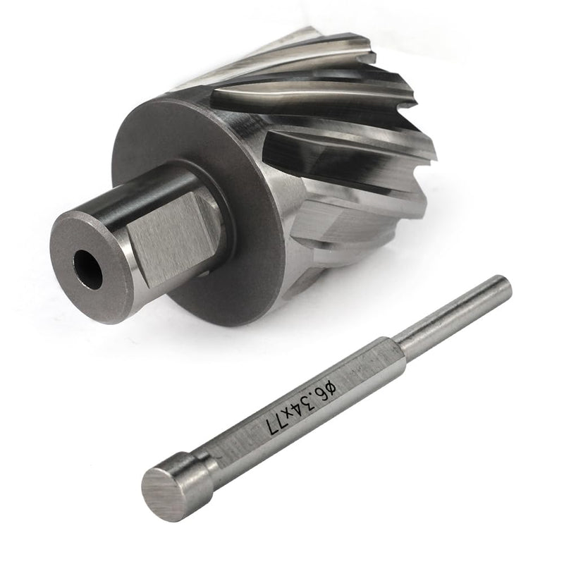 OSCARBIDE 1-9/16" x 1" HSS Annular Cutter 3/4" Weldon Shank Mag Drill Bit | 2 Flat | 1-9/16"Cutting Diameter | 1"Cutting Depth | Burr-Free Holes | Rapid Chip Removal | 10x Faster Than Twist Drills
