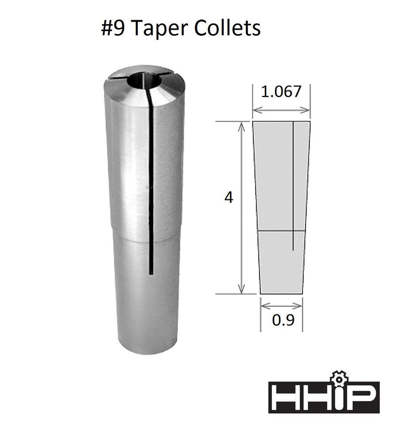 HHIP 3900-0999 B & S #9 Taper Round Collet, 3/4" 3/4" #9 B&S