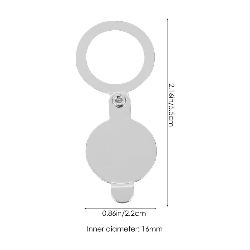 4 PCS Peephole Cover,Door Viewer Privacy Cover Door Viewer Lid Enhanced Privacy for Home Office Hotel Apartment Dormitory 5.5X2.2X0.5CM Silver