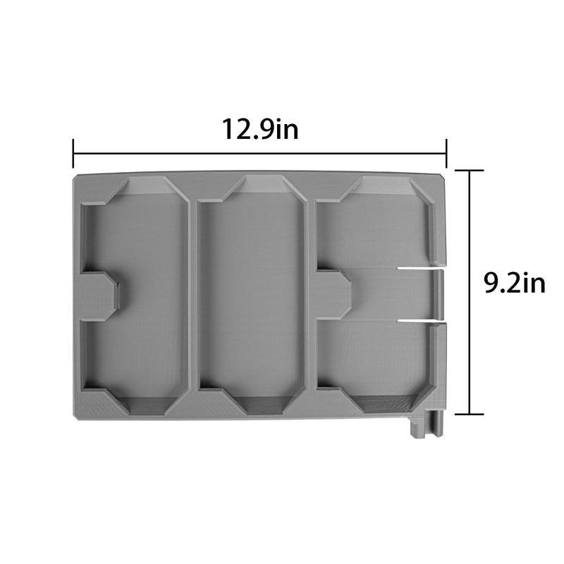 Adapter Board Compatible with Klein MODBOX, Compatible with Milwaukee Packout Toolboxes, Snap-On Storage Mounting Bracket, Workshop Organization System, Tool Storage Connector (1 Pcs) 1 Pcs