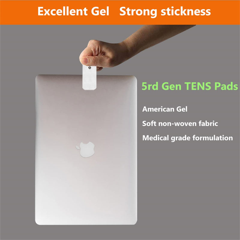 TENS Unit Electrode Pads 20pcs 3.5mm Tens Unit Muscle Stimulator TENS Unit Pads Replacement Pads Snap Stim Pads TENS Unit Pads Snap on Connector for NURSAL AUVON TENS Electrode Pads/Medvice TENS White