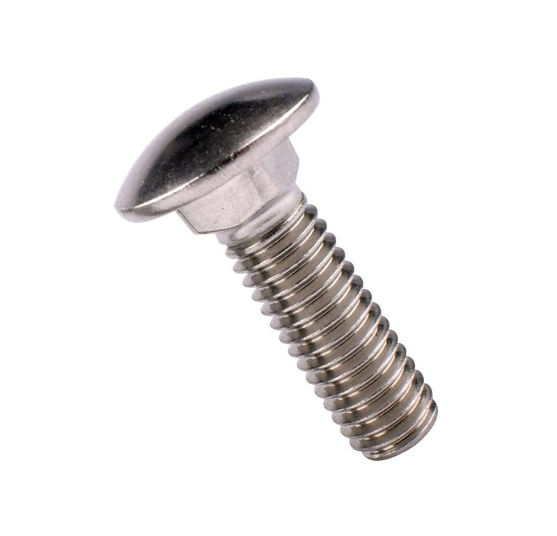 1/2-13 x 1" Carriage Bolts Screws, 18-8 Stainless Steel 304, Round Head, Square Neck, UNC Fully Machine Coarse Threaded,5Pcs 1/2-13 x 1" (5 PCS)