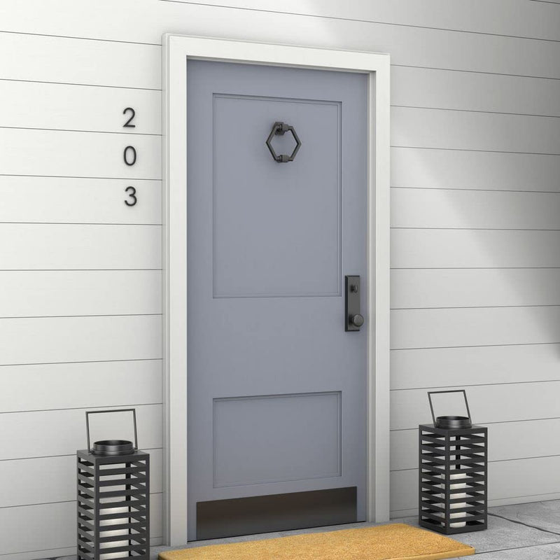 National Hardware N336-706 Powell Door Knocker, Matte Black
