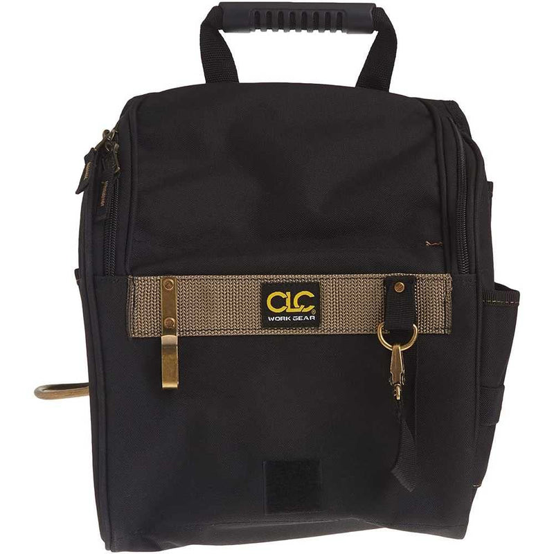 CLC Custom Leathercraft 1509 Zippered Professional Electricians Tool Pouch, 21 Pocket , Black