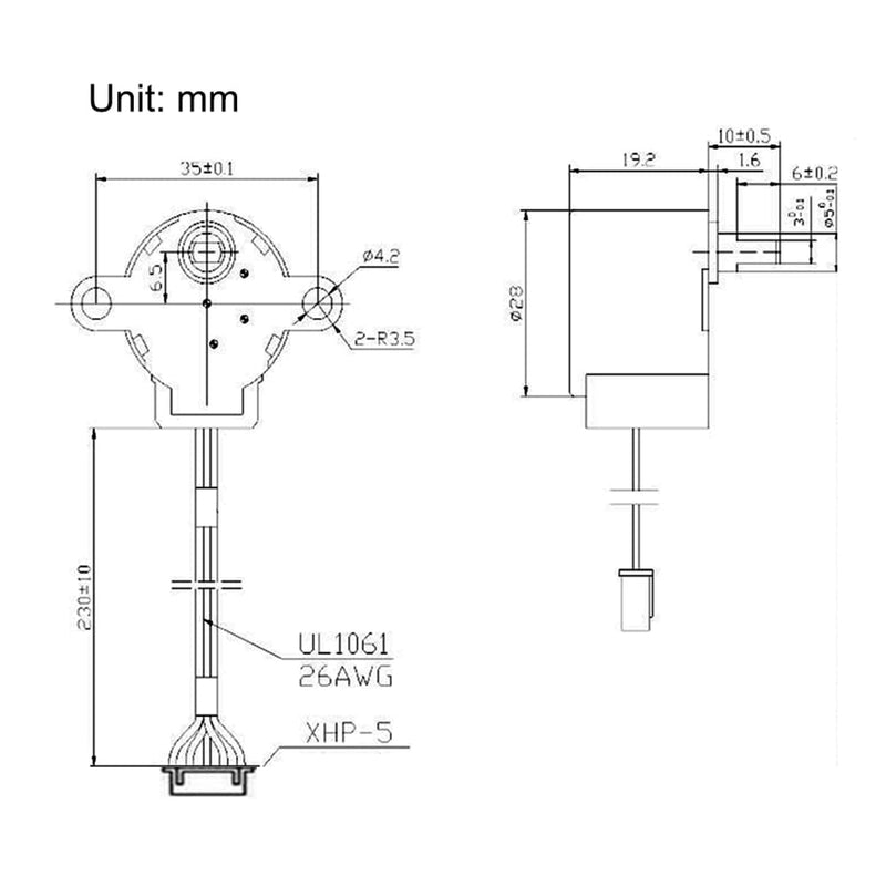6 Sets ULN2003 Stepper Motor Drive Module Green Board + 4-Phase 5-Wire 28BYJ-48 Stepper Motor (12, Volts (DC))