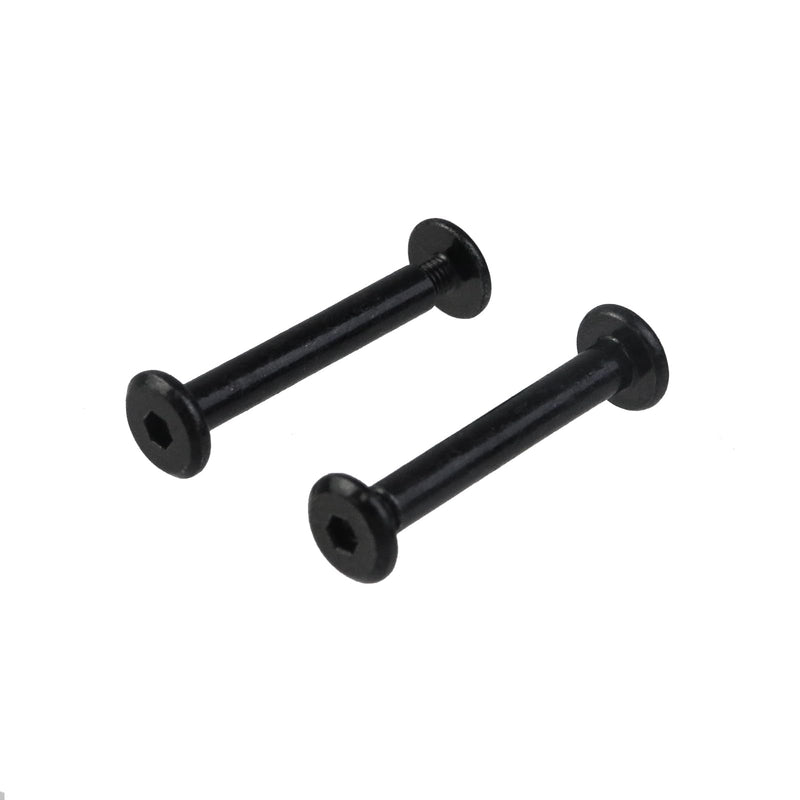Oedema M3×4mm Binding Post Screw Black Chicago Screws Φ4×25mm Belt Screws for Leather Crafting, Photo Album, Stainless Steel M3×4mm, Φ4×25mm