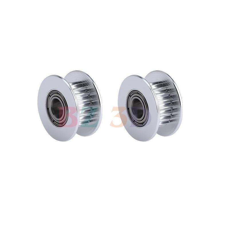 GT2 Idler Pulley 20 Teeth Bore 5mm Width 6mm 20T GT2 Idler 5mm for 3D Printer 6mm Width GT2 Timing Belt.(10pcs) GT2 Idler 6mm Width 20 Tooth Bore 5mm