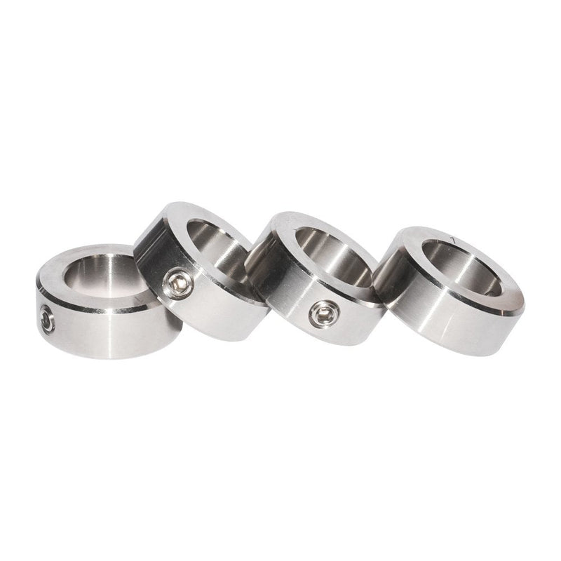 5/8 Inch Bore Shaft Collar Stainless Steel Silvery Out Diameter 1.125 inches for DIY 4Pcs 5/8" 304 Stainless Steel