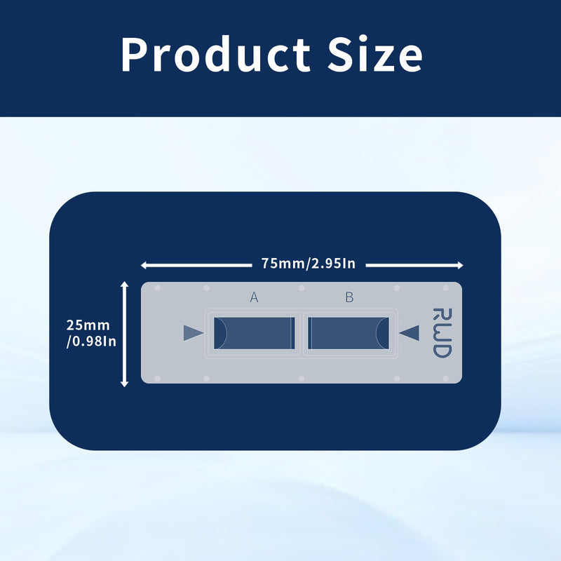 RWD DS-50 High Precision Hemocytometer, Disposable Cell Counter Slides, 10 µl Capacity Digital Hemocytometer Cell Counting Chambers, Fit for RWD C100, Thermo Fisher Countess, Nanoentek EVE(50 Pcs/Box)
