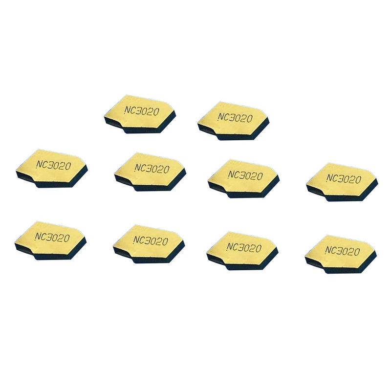 1pcs 3/4”*ZQ2020R-2 Indexable Lathe Grooving Parting Holder Indexable Lathe Slotting Right -Hand Cutting Tool with10pcs SP200 Carbide Inserts ZQ2020-2