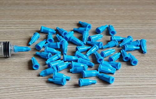 Luer Lock Syringe Tip Caps Screw Threads Dispensing Stop Caps 1000 Pieces (Light Blue)