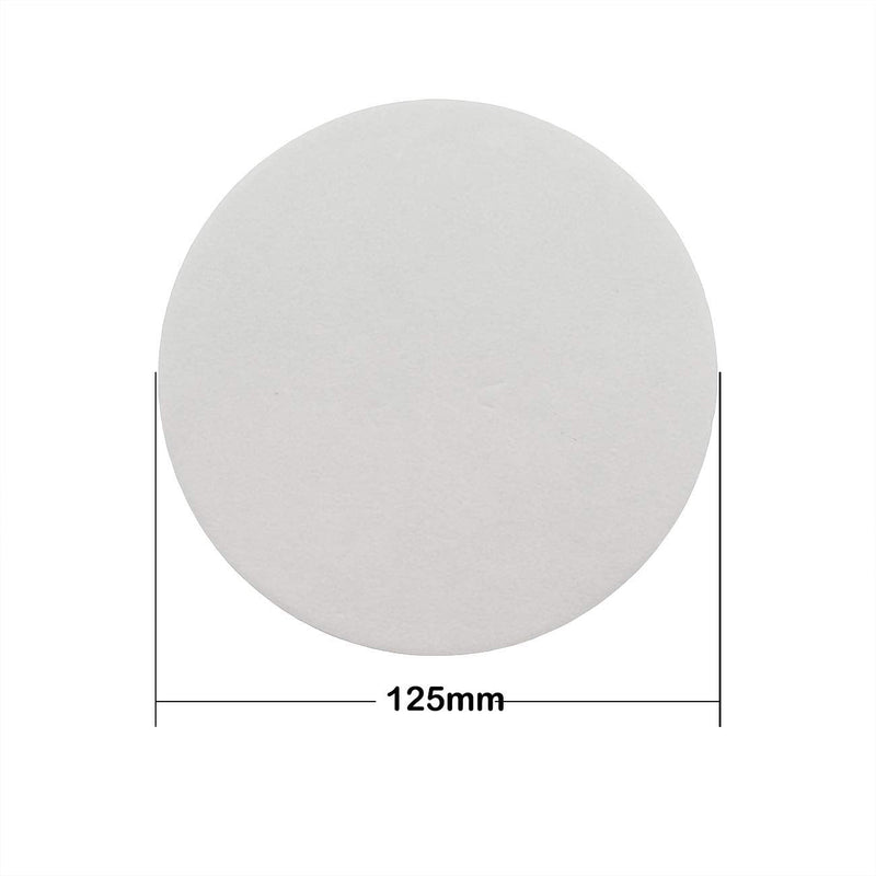 1-Pack 12.5cm Qualitative Filter Paper Fast Speed Round Laboratory Filter Paper Chemical Analysis Industrial Oil Testing Funnel Filter Paper