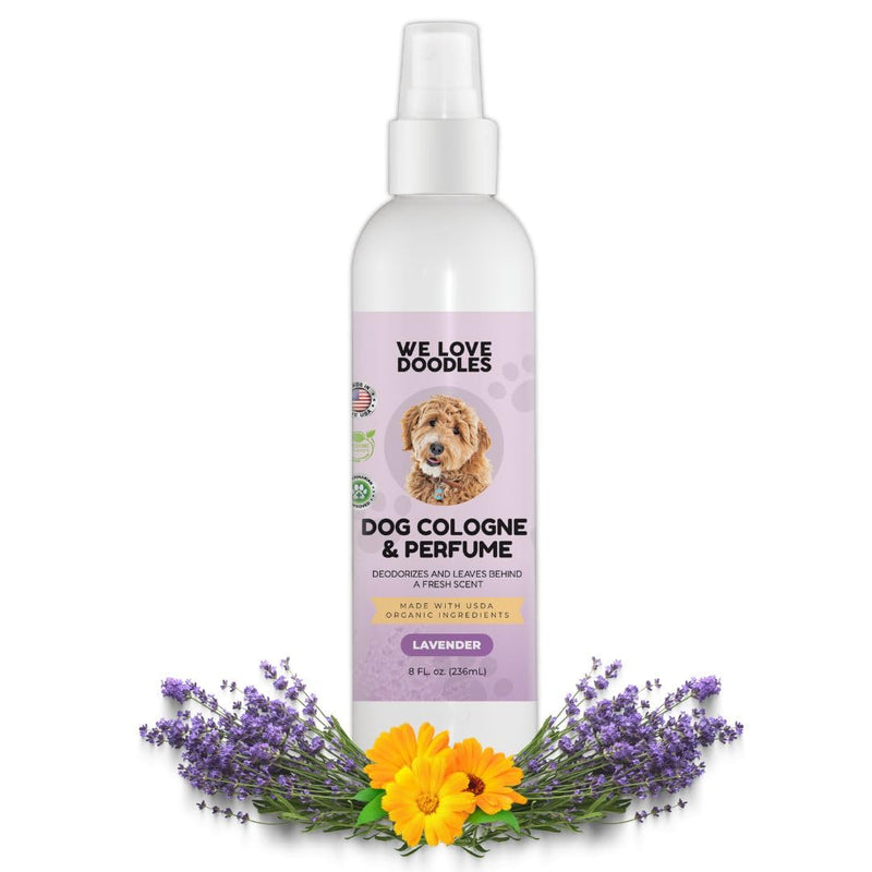 We Love Doodles Dog Cologne & Perfume, (Lavender and Fresh Cotton) Bundle - Deodorizing, Organic, Made In USA - Long Lasting After Bath Deodorant - Freshener For Smelly Dogs - Odor Eliminator Spray - PawsPlanet Australia