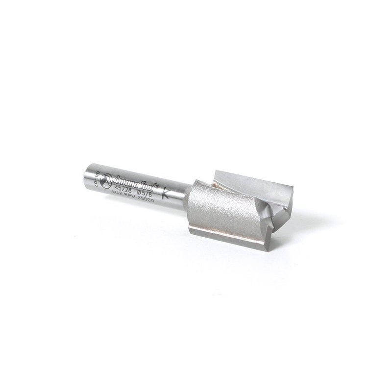 Amana Tool - 45228 Carbide Tipped Straight Plunge High Production 5/8 Dia x 3/4 x 1/4"