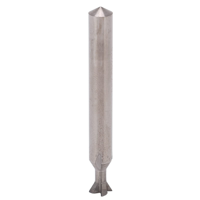 Router Bit Dovetail Carbide 4 Flute 6mm Shank for Woodworking Metalworking Precision Joint Smooth Cut(60°) 60°